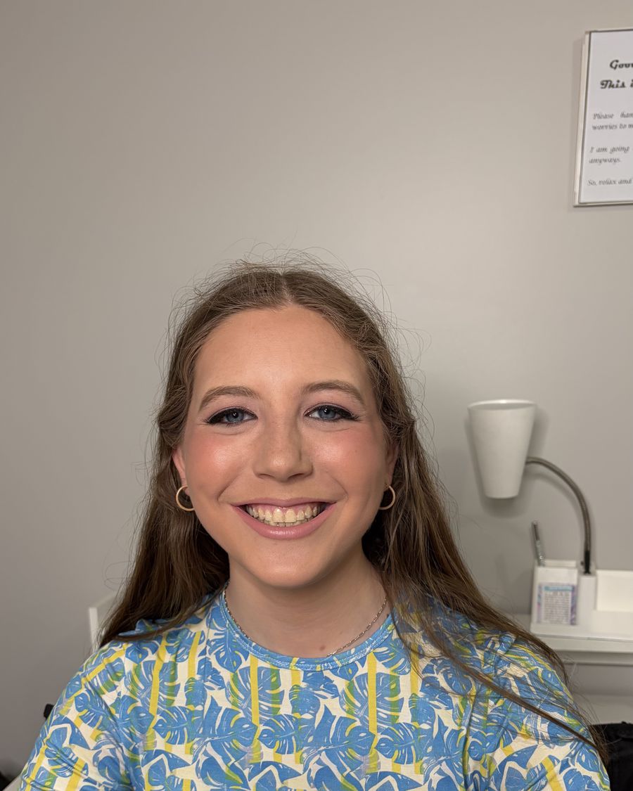 Natural daytime makeup, soft finish